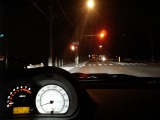 深夜のドライブ